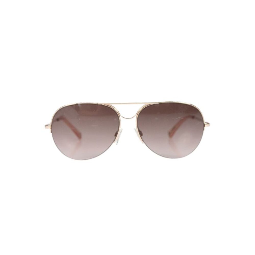 Kate Young Women's Gold Frame Aviator Sunglasses